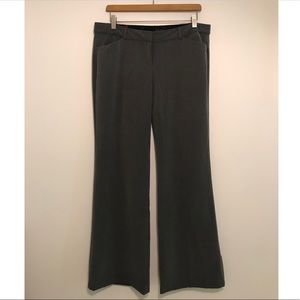 Gray Wide Leg Dress Pants
